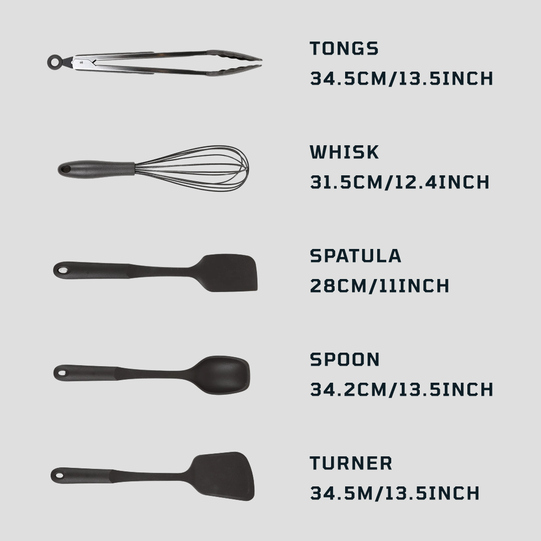 Conjunto de utensílios de cozinha Emura